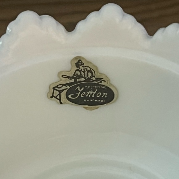 Vtg Fenton Hobnail Candle Holder - Picture 4 of 11